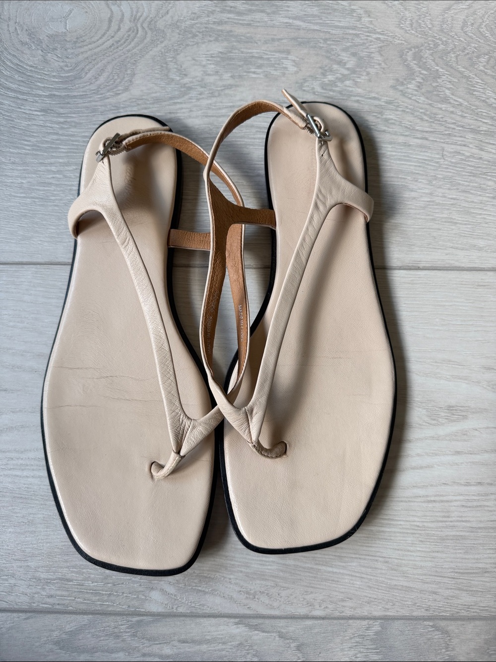 Madewell Sandals in Light Beige